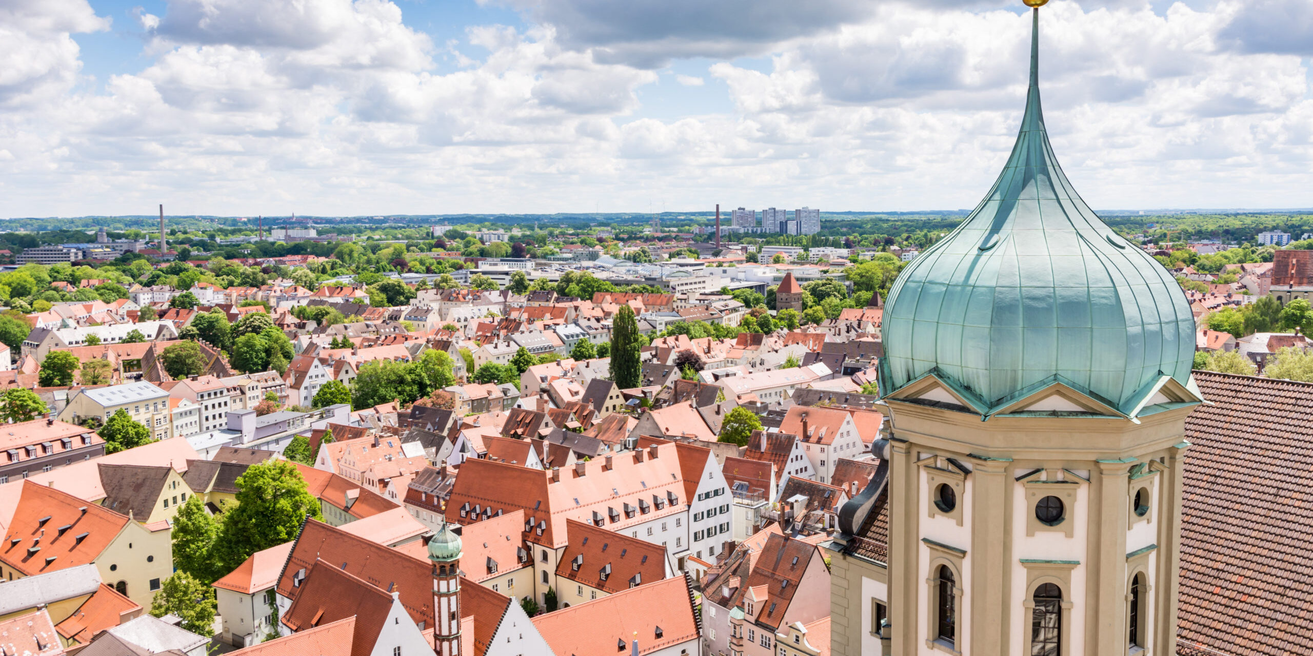 Panoramablick über Augsburg