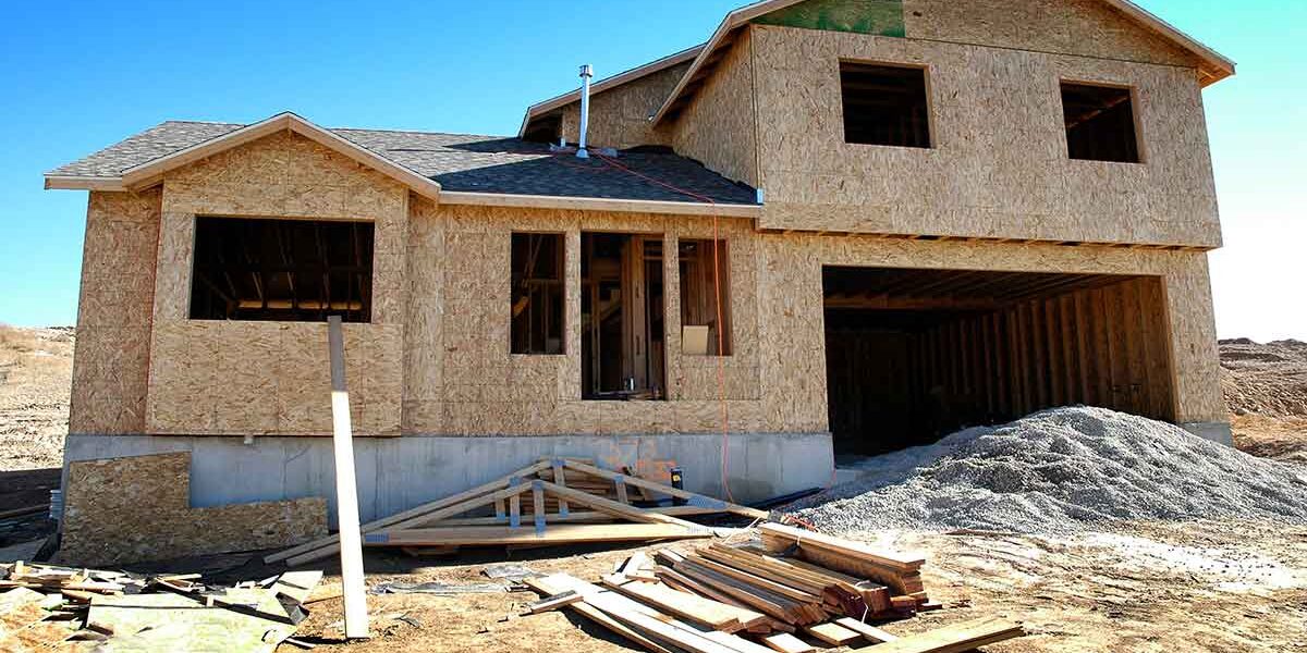 Preise_fuer_Neubauten Rohbau eines Einfamilienhauses