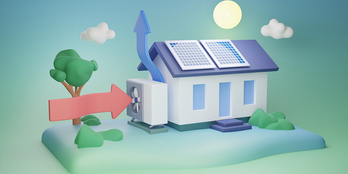 Immobilienbewertung Schema über die Funktion einer Wärmepumpe | Immobilienbewertung