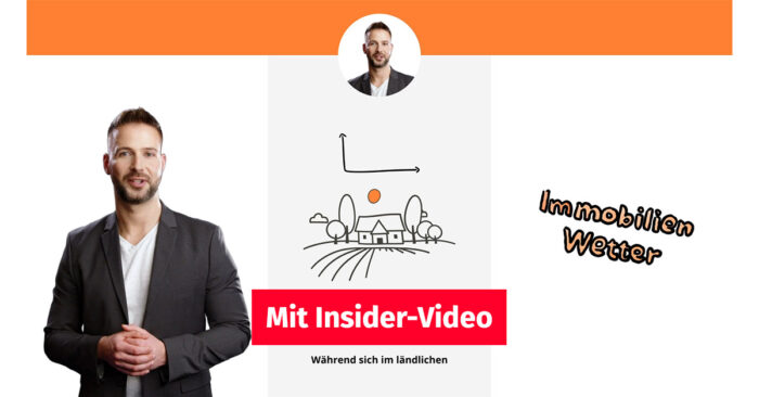 Das Immobilien-Wetter bleibt unbeständig Mann steht vor Leinwand und erklärt die Entwicklung der Immobilienmärkte in Deutshland | Das Immobilien-Wetter bleibt unbeständig