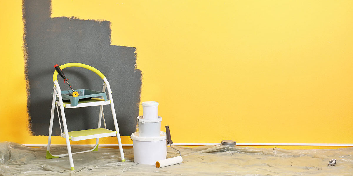 Eine Fotografie einer Renovierung