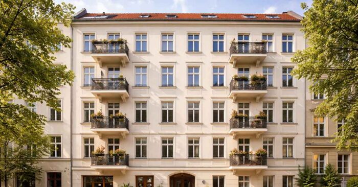 ein Mehrfamilienhaus Altbau